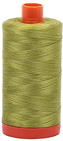 Aurifil Mako bomullstråd solid 50 W 1422yds ljusblad grön
