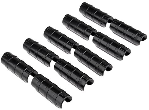 Mtsooning Lot de 20 colliers de serrage pour serre et plantes, 25 mm, pour filet, tunnel, cadre de serre, tube, film, kit de connecteur