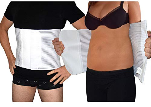 BODYPERFECT Bandeau abdominal Post-opératoire Unisexe Correcteur Post-opérationnel Soulage les maux de dos Fermeture réglable H 27 X-LARGE