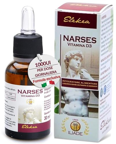 Vitamina D3 gocce in Olio di oliva Raffinato 30ml, Vitamina d3 Naturale 25mcg, supporta OSSA, DENTI e SISTEMA IMMUNITARIO, Integratore Vitamin d3 liquida, Vitamina D3 Vegan NATURALE e SENZA ADDITIVI