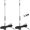 Bingfu 4G LTE TS9-Antenne 7dBi Magnetfuß Antenne 2 Stück Kompatibel mit T-Mobile Vodafone E-Plus O2 Mobiler Huawei MiFi-Hotspot-Router USB-Modem Jetpack AirCard AC785 AC790 AC810 MR1100