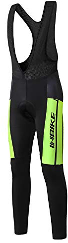 INBIKE Culote Pantalones Largo Ciclismo Hombre con Badana Gel Acolchado MTB Culotte Bicicleta Pantalon Largo Ciclismo(Cullot-XL)