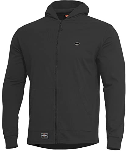 Pentagon Uomo Agis Ring Spun Maglione Nero Taglia L