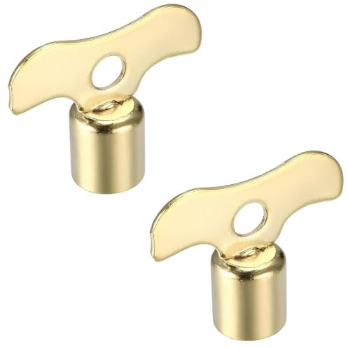 XUKZIMA Clé de robinet en 2 parties, clé universelle multifonction, outil de plombier d'usine pour de nombreux robinets de vidange