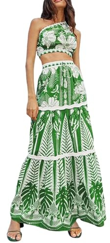Bikini da donna, costume da bagno sexy, 3 pezzi, costume da bagno, bikini, effetto avvolgente, colore verde, a vita alta, push up, costume da bagno in due pezzi, per adolescenti e ragazze, verde, L