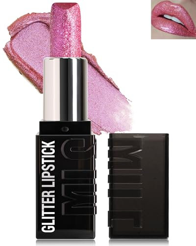 Rouge à lèvres pailleté, brillant, diamant, imperméable, durable, baume teinté, maquillage 24h, cadeau fête des mères, cosmétique