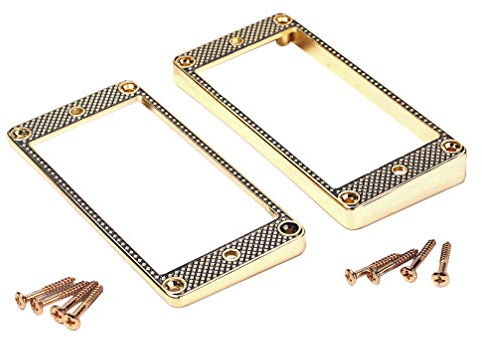 Milisten 2stücke Humbucker Rahmen Für Elektrische Gitarre Metall Montage Ring Für Tonabnehmer Langlebige Und Dekorative Ersatzteile Geeignet Für Gitarrenliebhaber
