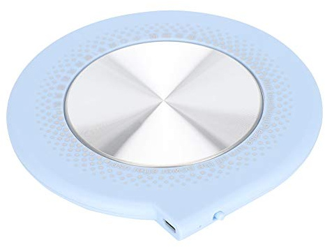 Pusokei Muggvärmare - koppvärmare, multifunktionell 55 ℃ USB smart kaffevärmare med halkfri svampdyna på botten (blå)
