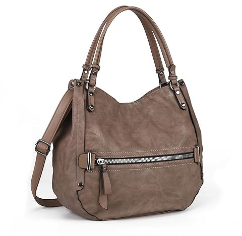 Gladdon Hobo Bags for Women, Ladies Multi Pockets Top Handle Handbags, Vintage Cross-body Shoulder Satchel, polyester Messenger Purse