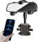 Car Phone Holder, Car Rearview Mirror Phone Holder with 360 Degree Rotation and Retractable Universal Mobile Phone Stand Compatible for Iphone, Samsung, Huawei, Lg, Sony (style 2)