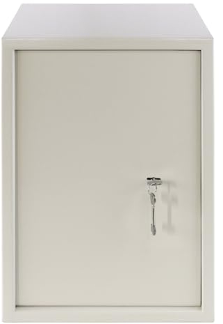 VA-Cerulean Tresor für zuhause Klein MöBeltresor mit Schlüssel Eisenstahl Wandtresor Feuerfest Wasserdicht Schranktresor, 35x31x50cm