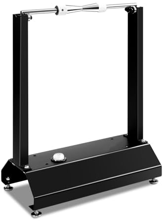 SOARS Auswuchtgerät für Motorradräder, Auswuchtmaschine mit verstellbaren Zentrierkegeln, Auswuchtbock tragbar, Universell Radauswuchtmaschine, Wuchtmaschine, Wuchtgerät Wuchtbock