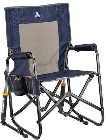 GCI Outdoor Stowaway Rocker - Navy Topo