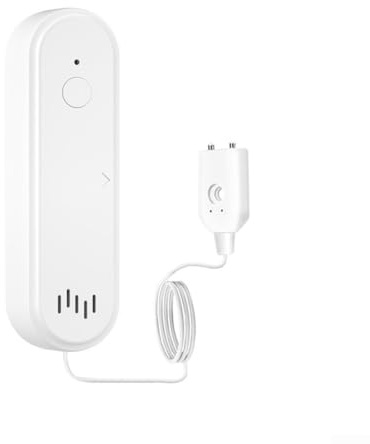 ZAMETTER WiFi Water Detector Smart WiFi Water Leak Detector Wireless Flood Sensor Alarm System Home Security Flood Sensor Battery Operated Real Time Ale-rt System with Blue-tooth