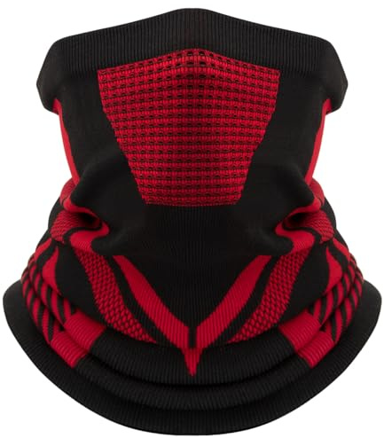 LUROON Cache Cou Moto, Cagoule Homme Hiver Tour de Cou Thermique Masque Sport Chaud Coupe-Vent Cache Col Unisexe Multifonctionnelle Foulard, Cagoule Léger pour Ski Moto Vélo Running Randonnée
