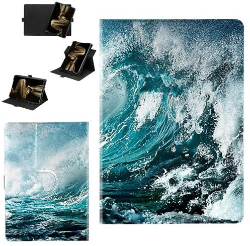 Custodia Compatibile per Amazon Fire Hd 8 Plus 2022 8.0-pollici Tablet Cover Custodia Case [Funzione di rotazione a 360 gradi][Protezione rinforzata dei bordi contro le cadute] CL