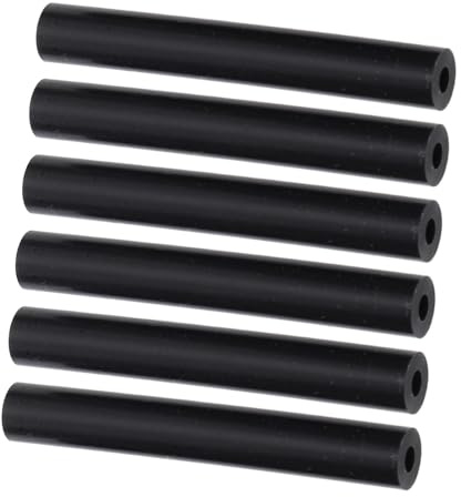 Plyisty Adatto per Kit di Riparazione per Aletta Parasole, Tubi in Gomma Resistenti per JK 2007-2017, Set di 6 Tubi di Riparazione per Aletta Parasole Lato Conducente e Passeggero, Facile