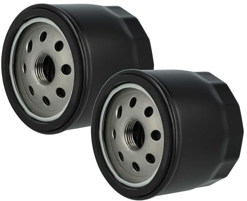 vhbw 2x filtro dell'olio sostituisce John Deere GY20577, AM125424, KH1205008 per tagliaerba a benzina