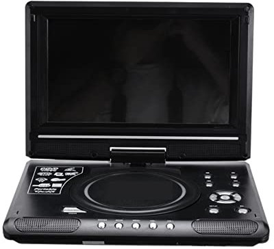 DVD-spelare för TV, 2022 NYHET 9,8 tums bärbar DVD-spelare for hemmabil VCD CD-spel TV-spelare USB-radioadapter Stöd for FM-radiomottagning för familjefilmer