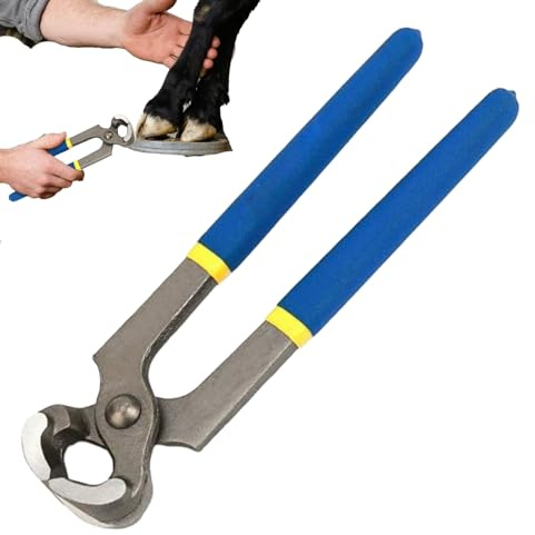 Cortauñas Para Cascos | Tijeras de Ovinos - 20 Cm Recortadores De Pezuñas Con Empuñadura Antideslizante Para Cuidado De Ganado Caballos Ovejas Cerdos Cabras Vacas