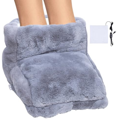 Almohadilla Térmica para Pies Reposapiés tipo zapatilla calefactable