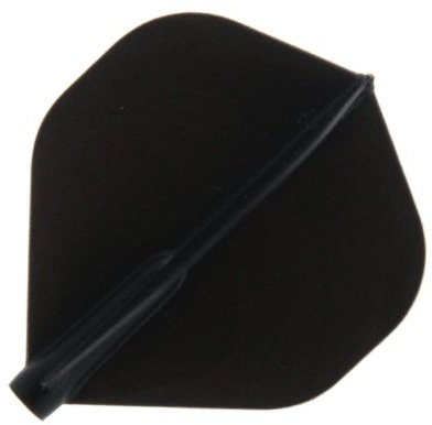 Cosmo Darts Fit Flight - 6 Pack Standard Dart Flight (Black)