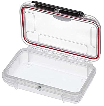 Plastica Panaro - Valigetta Pesca MAX001VT trasparente della Linea Max Grip per Proteggere e Organizzare l'Attrezzatura da Pesca, Dimensioni Esterne 175 x 115 x H47