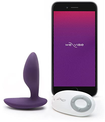 We-Vibe Ditto Prostata-Vibrator für Ihn, Anal-Plug und Stimulator für Männer mit Smartphone App & Fernbedienung, Wasserdicht & Hypoallergen, Purple