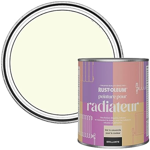 Rust-Oleum Beige Heat Resistant Radiator Paint in Gloss Finish - Shortbread 750ml