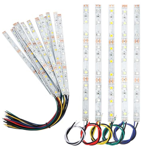 YIXISI 15 ST 150mm Förkopplad LED List, 2335 SMD LED Lampa, 12V - 18V LED List, Vit/Röd/Gul/Blå/Grön
