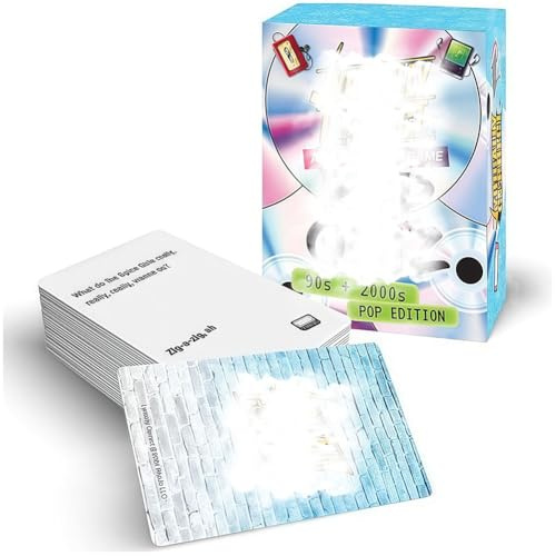 CARxlythic Juego de Preguntas sobre Letras de Canciones de los años 90 y 2000, Divertido Juego nostálgico de adivinanzas,Fun Hilarious Games Night,for 2-10 Spieler Musikliebhaber