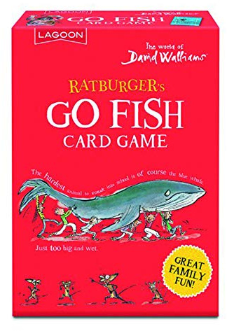 Lagoon Group David Walliams Ratburger's Go Fish Card Game,Red
