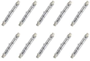 Lighto R7S Halogenstab 78mm 60W | Halogen Stablampe/Halogenlampe 550 Lumen 2900K Warmweiß - Ø8mm - 1 Stück