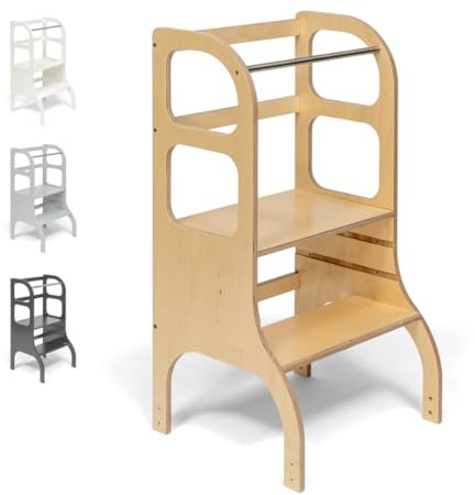 Ette Tete STEP UP • Torre Apprendimento Montessoriana Regolabile in Altezza (Lengo)