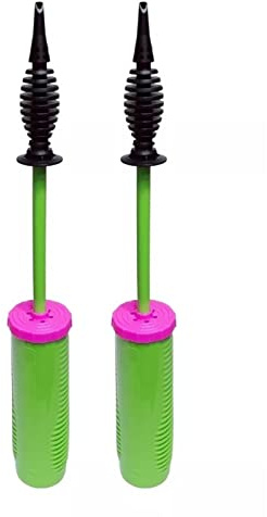 Cyrank Pompa per Palloncini Portatile, Pompa per Palloncini Portatile da 2 Pezzi, Grande Uscita d'Aria Pompa Manuale per Palloncini Portatili per Risparmio di Manodopera per Feste di Matrimonio