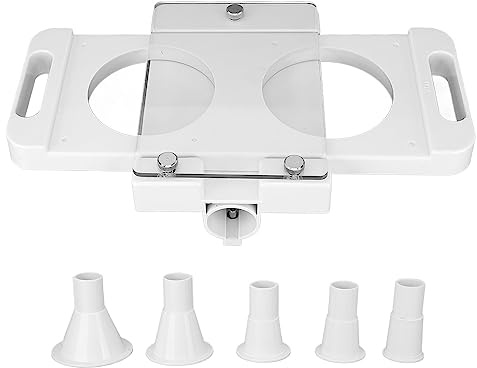 Burger Press Maker hamburger patty maker ABS Hamburger Press Patty Maker med Non Stick 2 Hål för Korvfyllare Köttkvarn, Använd Ditt Eget Kött Hemma och Njut Av Attendrisseurs à viande