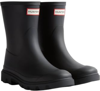 Hunter Herr Bottes Courtes En Caoutchouc Downpour, Dark Olive