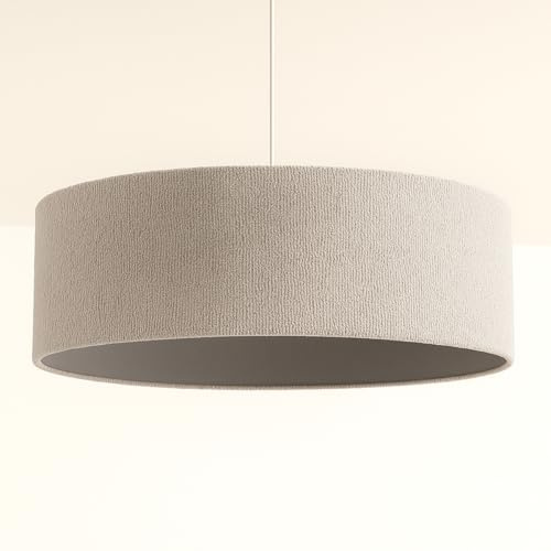 CGC Lighting Indoor Ceiling Lampshade Boucle 45cm Matching Inner (Petra Grey 45cm)