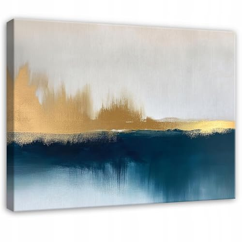 WallArena - Cuadros en lienzo - Abstracto, 40x30 cm - Imagen sobre lienzo - Cuadro de pared XXL grande - Cuadros de pared para salon y dormitorio - para salon modernos impresion artistica