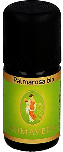 PRIMAVERA Ätherisches Öl Palmarosa bio 5 ml - Aromaöl, Duftöl, Aromatherapie - beruhigend, pflegend - vegan