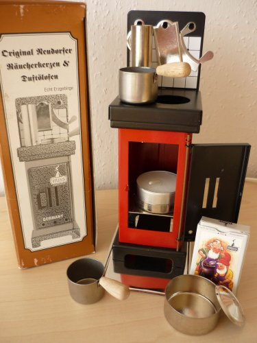 Duftlampe mit besonderen Funktionen! Mehrzweckofen für Räucherkerzen, Weihrauch und ätherische Öle. Raumbeduftung durch Duftöle, Harze oder Räucherkerzen! Duftölofen