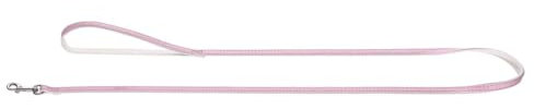 HUNTER Hundeführleine Modern Art, 1,1/110 cm, rosa/weiß, Kunstleder