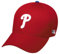 OC Sports Philadelphia Phillies (Home - Red) Jugend (Alter unter 12) Verstellbare Mütze MLB Offiziell lizenzierte Major League Baseball Replica Ball Cap