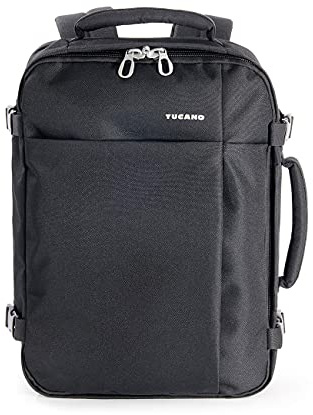 Tucano BKTUG-M-BK Tugo Travel Backpack für Notebook bis 39,6 cm (15,6 Zoll) schwarz