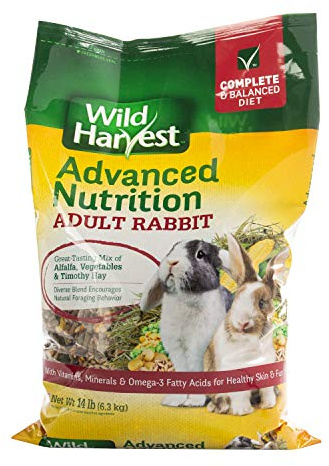 Wild Harvest Advanced Nutrition Diet Adult Rabbit 14 Pounds, Resealable Bag