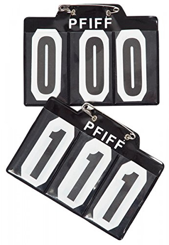 PFIFF 102507 Startnummern für Schabracke, schwarz-weiß