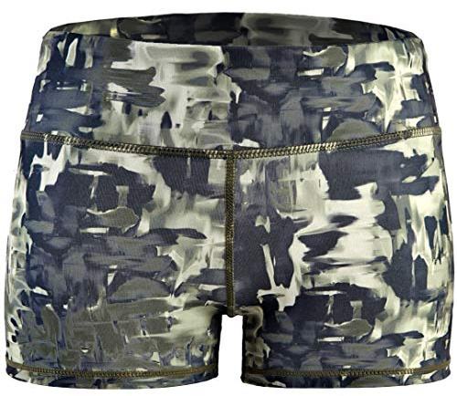 Epic MMA Gear WOD Booty Shorts for Women (Small, Impression Army)