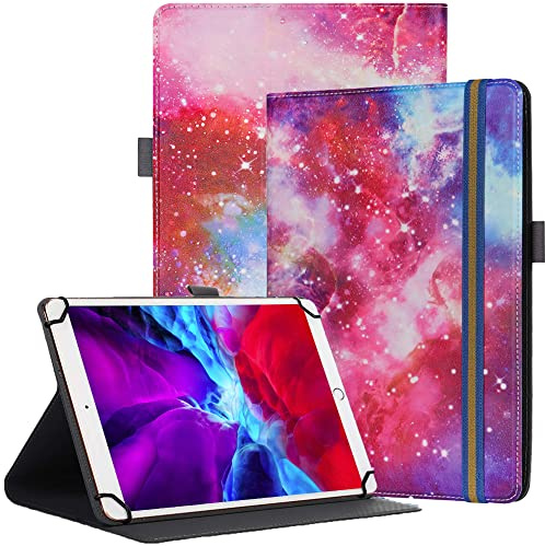 SINSO Universal Case for All 9-11 Tablet (9/9.7/10.1/10.2/11), Galaxy | For iPad/Samsung/Lenovo/Fire HD/Fire Max), Light Weight Protective Folio Tablet Case, Built-in Pencil Holder/Stand