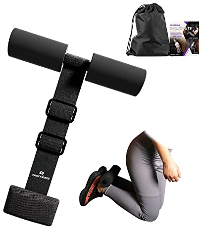 CRAZYROPE Nordic Hamstring Curl Strap, Geeignet für 300kg Verstellbares Beintrainingsgerät für Nordic Hamstring, Spanish Squats, Bauchmuskeltraining