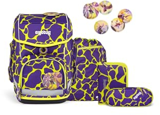 ergobag cubo Set ergonomischer Schulranzen, Vorgänger-Kollektion, klassisch 5-teilig 1. Klasse Grundschule